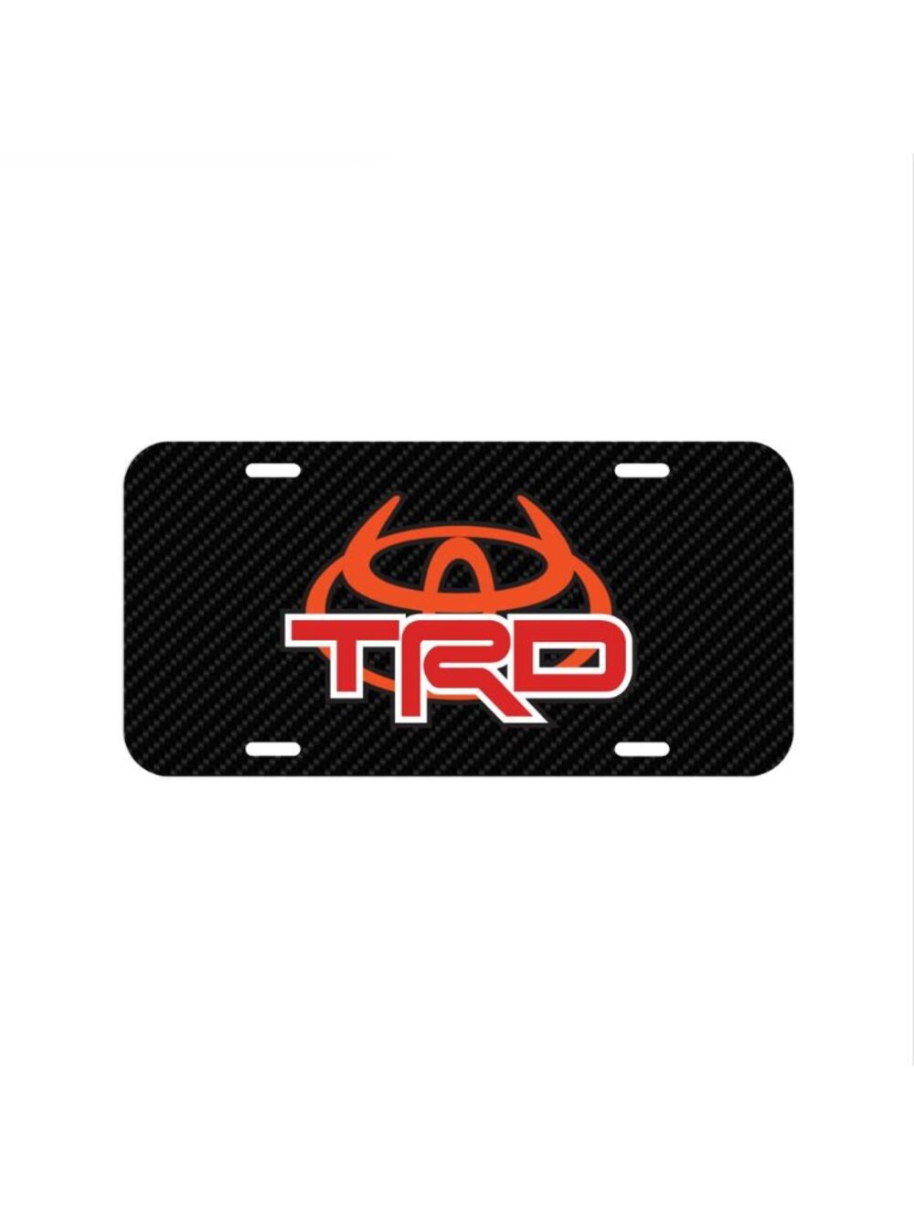 NEW TRD Aluminum License Plate Car suv
